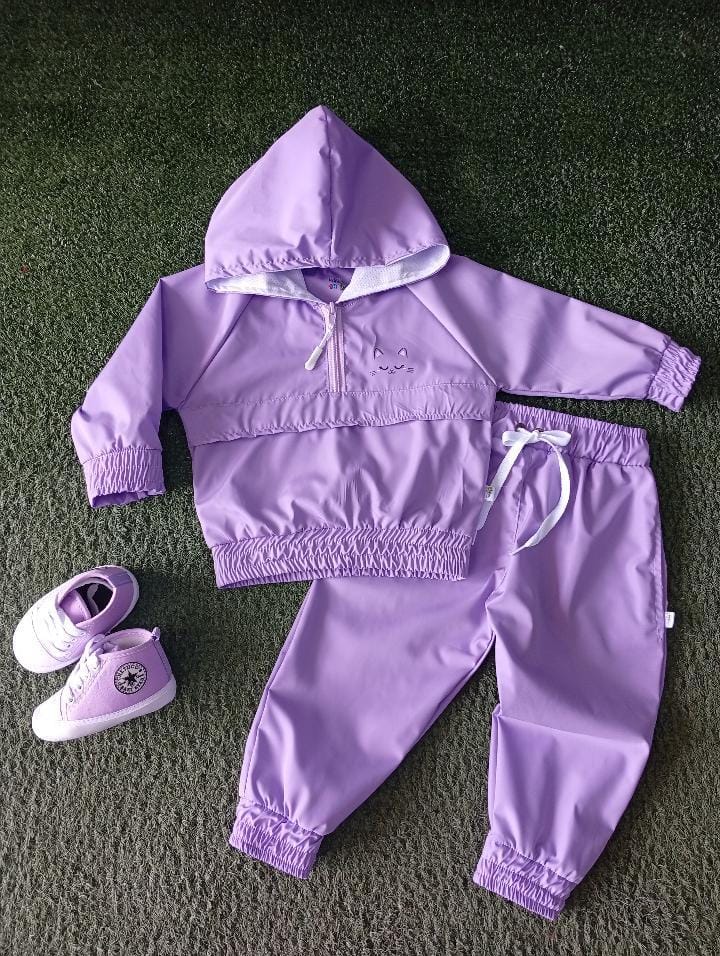 Conjunto Impermeable Lila