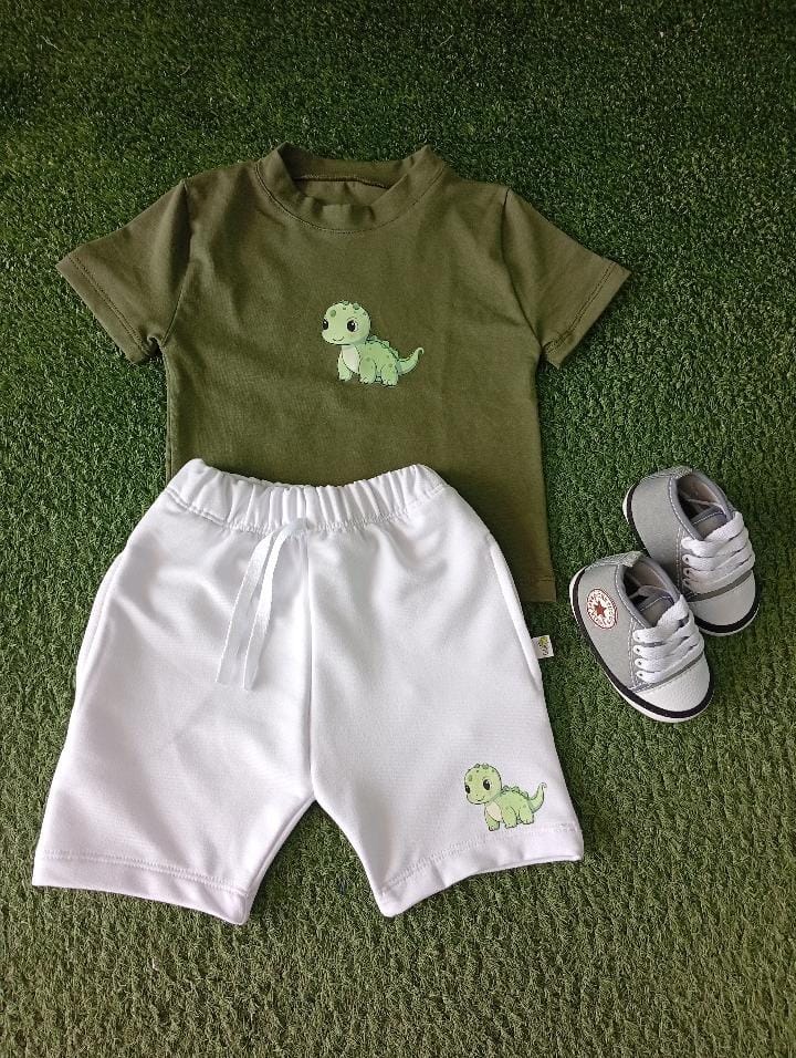 Conjunto Dino Verde